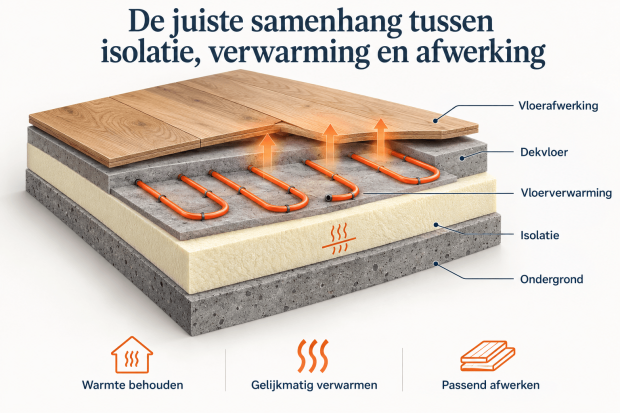 Waar zit Isopact in de vloer?